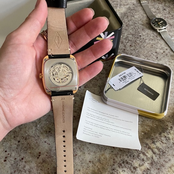 Automatic skeleton face watch - Picture 3 of 5